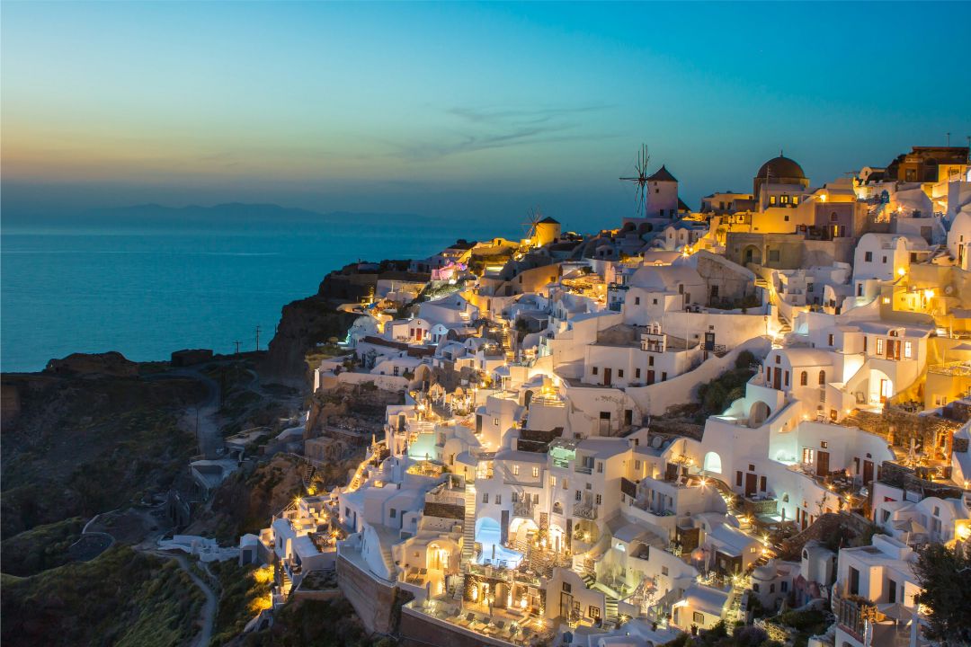 Santorini Günbatımı